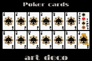 Poker cards in art deco style, a Graphic by Andy Vinnikov (Thumbnail 1 of 4)
