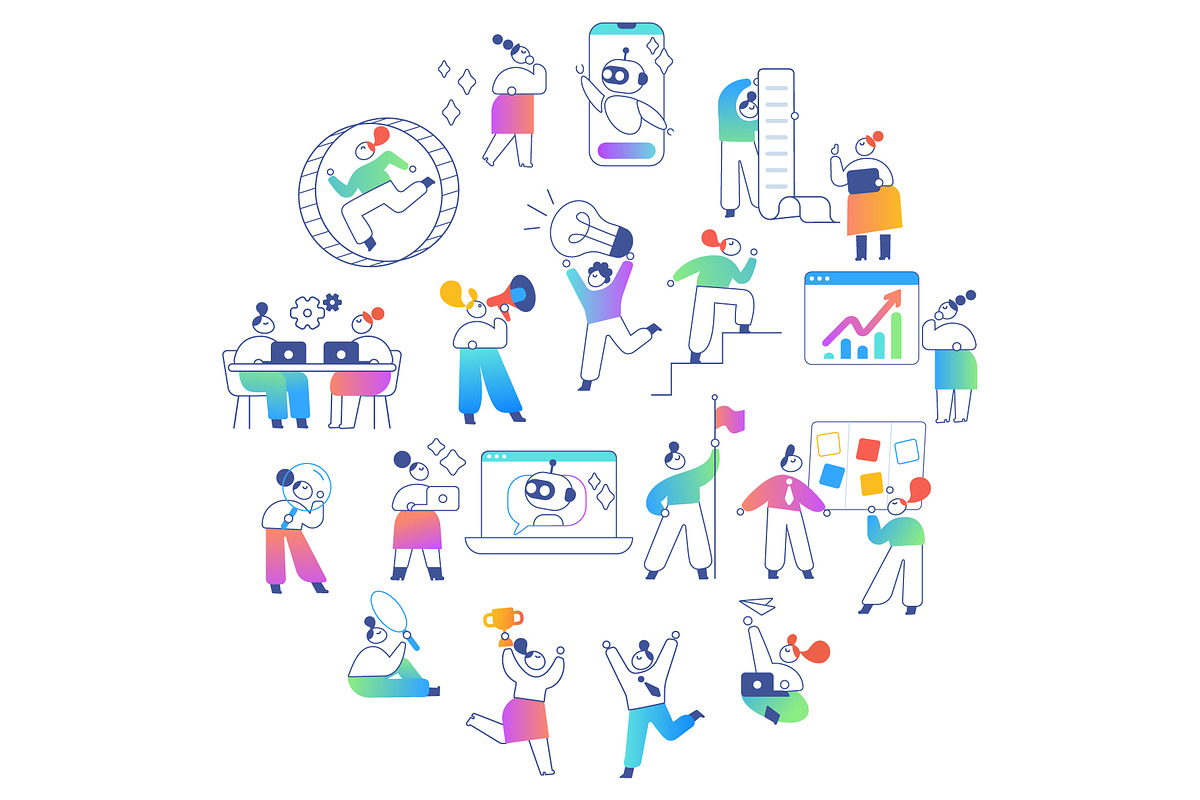 100+ Line People Editable Stroke, a Person Illustration by Vector_Art (Photo 22 of 29)