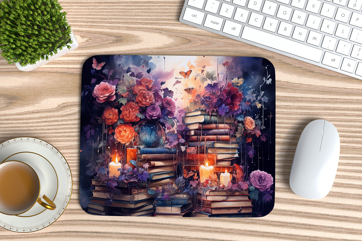 Whimsical Library, a Background Graphic by Curve Design (Photo 3 of 9)