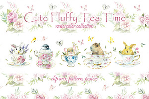 Cute Fluffy Tea Time