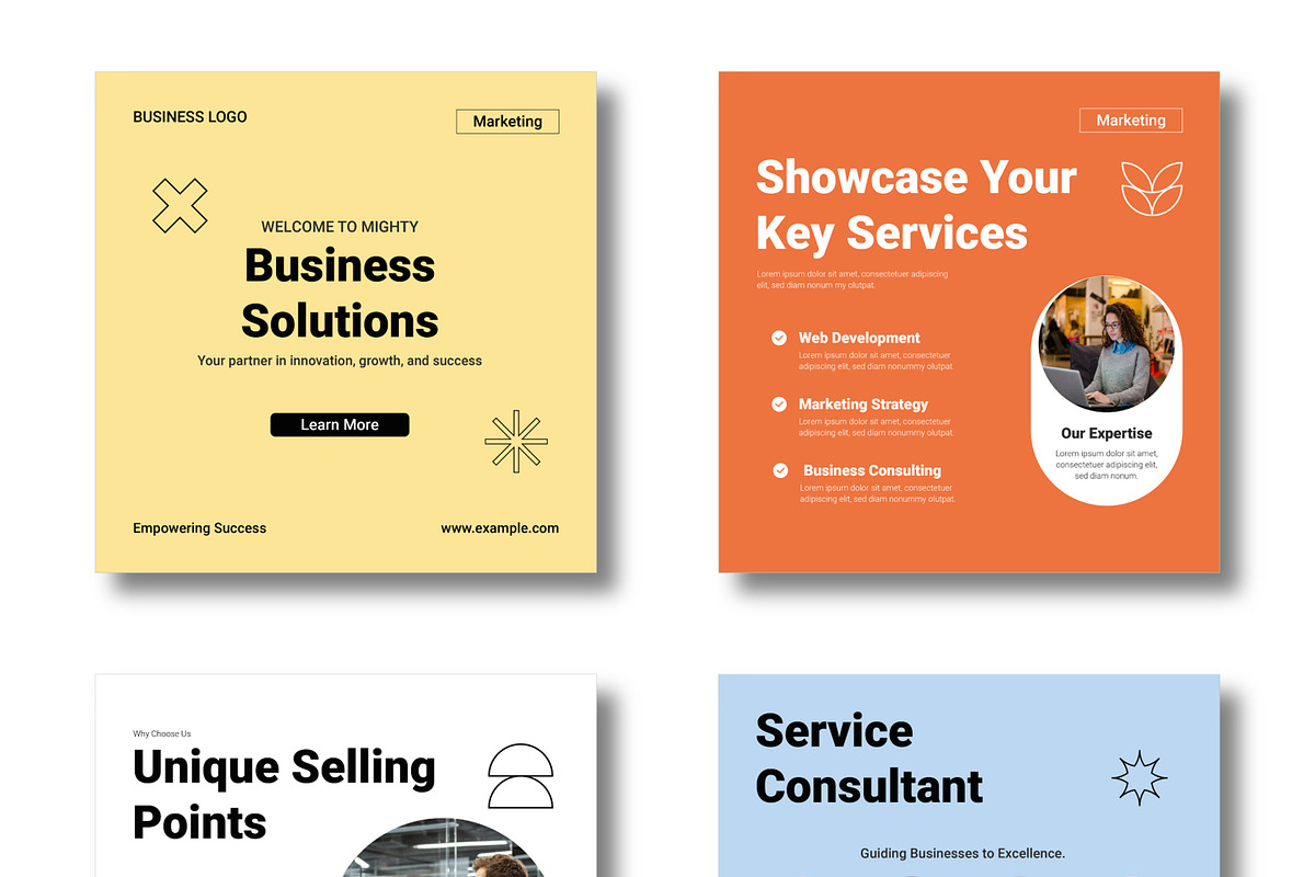 Business Promoting  Social Media, a Social Media Template by MightyDesign (Photo 3 of 8)