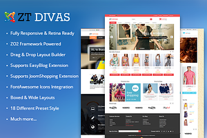 ZT Divas multipurpose template