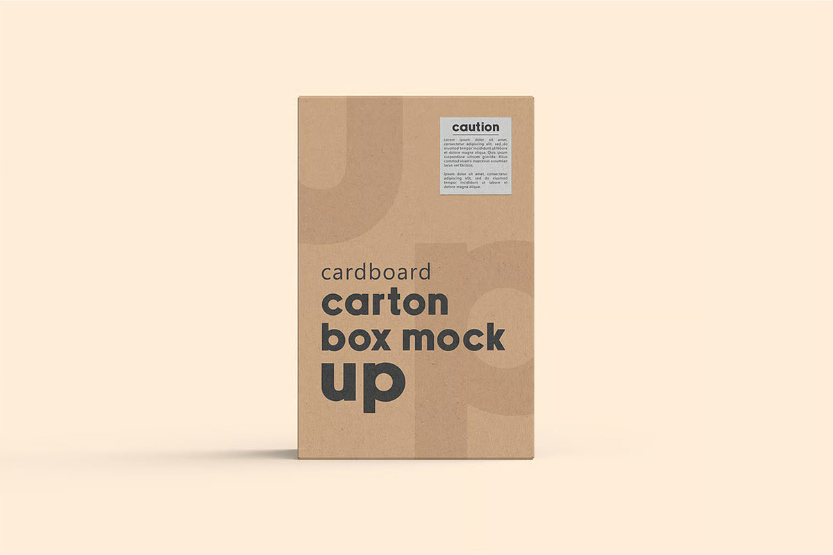 Vertical Cardboard Carton Box Mockup, a Packaging Mockup by zphotographystudio (Photo 10 of 10)