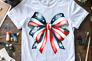 A Watercolor Illustration Patriotic, a Seasonal Illustration by Printable Design Store (Thumbnail 2 of 3)