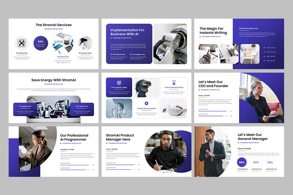 StromAI - Artificial Intelligence, a Presentation Template by Haidezign (Photo 3 of 4)
