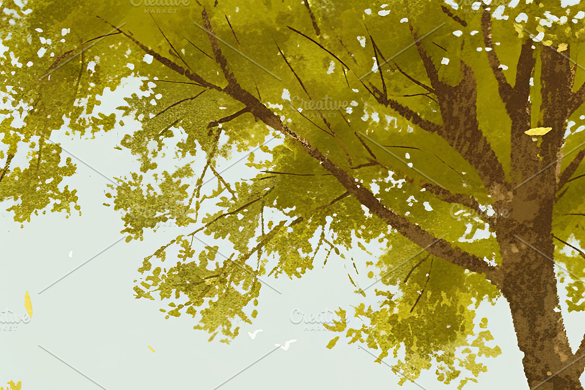 Family Enjoying Picnic Together in a Sunlit Park, an Illustration by AS photostudio