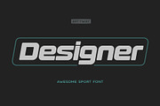 New Designer Font, a Sans Serif Font by artyway (Thumbnail 1 of 7)