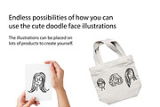 Cute Doodle Faces, a Person Illustration by Liz Pengilley Studio (Thumbnail 4 of 4)