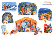 Nativity Christmas, an Illustration by s.yanyeva (Thumbnail 3 of 10)
