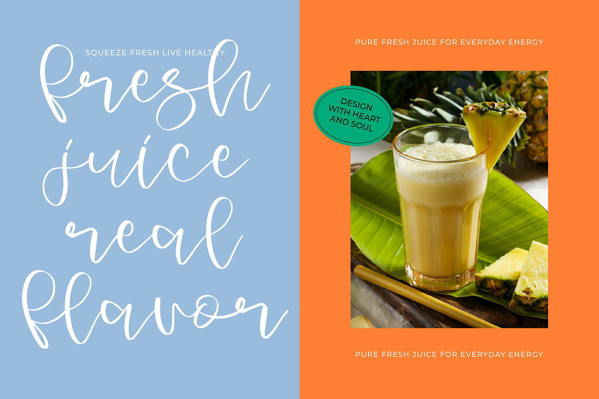 Break Flavor Modern Handwritten, a Script Font by Integritype Studio (Photo 9 of 15)
