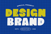 Moonthey – Bold Cute Retro Display F, a Sans Serif Font by kangfont Studio (Thumbnail 9 of 10)