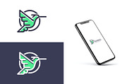 Modern Line Art Fly Bird Logo Design, a Branding & Logo Template by Artnivora.Std (Thumbnail 3 of 4)