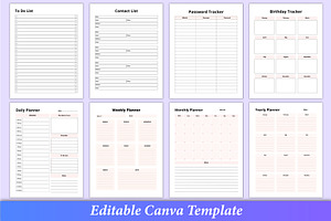 Ultimate Planner For Canva Kdp