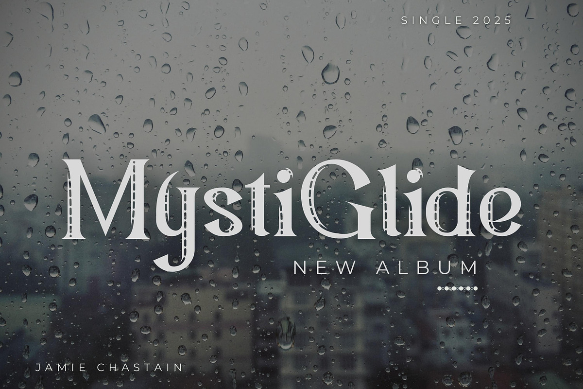 MysticGlide: Unique Display Font, a Script Font by PaperMoon (Photo 4 of 7)