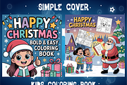 Happy Christmas Coloring Book, a Seasonal Illustration by Design Zone (Thumbnail 2 of 5)
