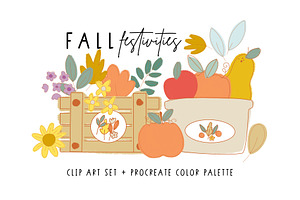 FALL Festivities Clip Art Palette