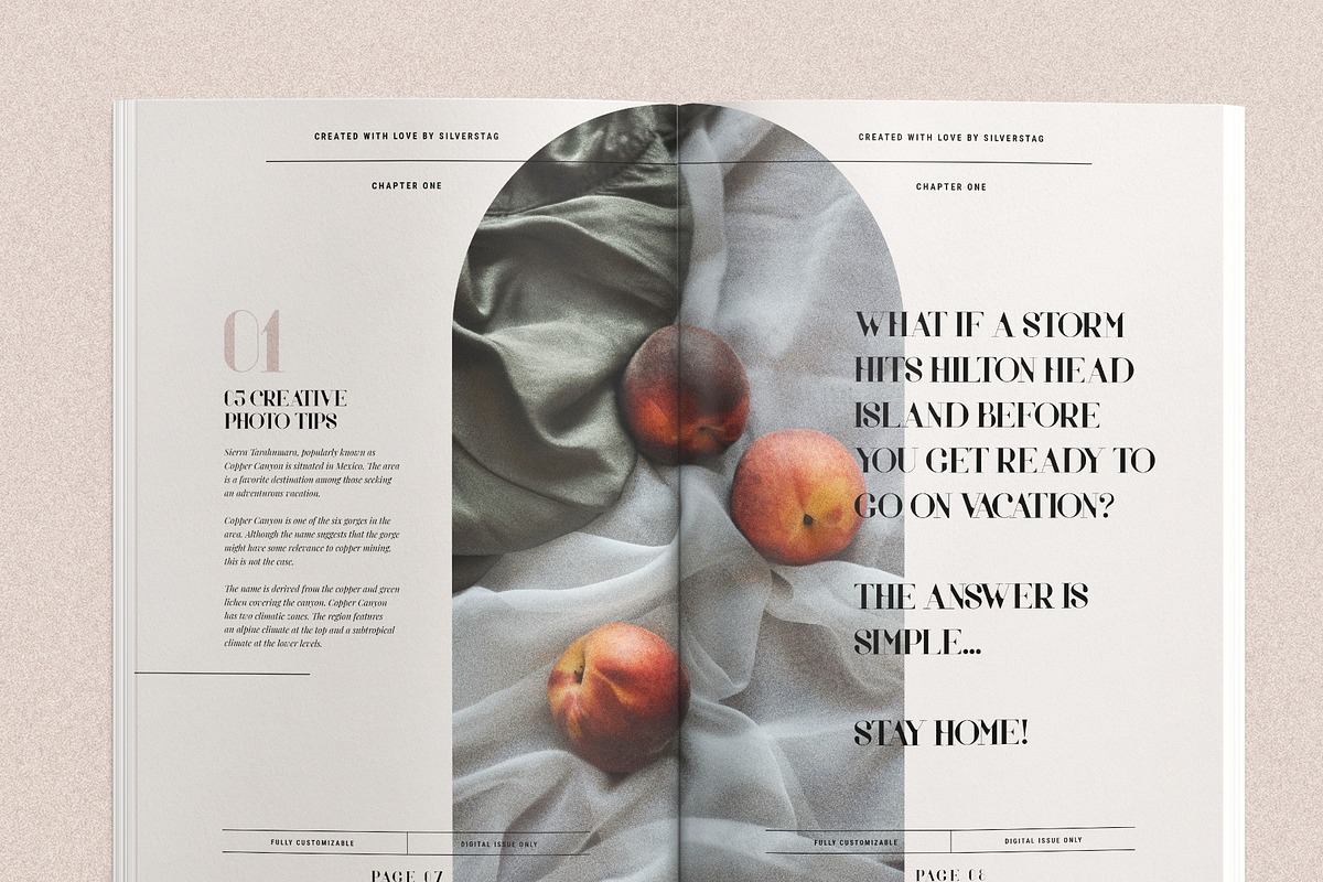 Sophie - eBook & Magazine Creator, a Magazine Template by SilverStag Type Foundry (Photo 9 of 26)