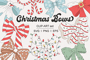Trendy Girly Coquette Christmas bows, an Object Graphic by @olga.angelloz (Thumbnail 1 of 2)