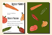 Locally Grown Baby Shower Set, an Invitation Template by Patterndigitpics (Thumbnail 3 of 4)