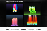 Acid Glow Text effects, a Layer Style Add-On by Cursedesign (Thumbnail 2 of 5)