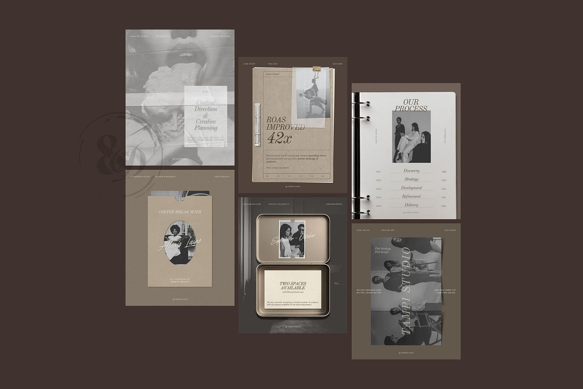 Nude Quiet Luxury Instagram Template, a Social Media Template by And Done Studio (Photo 2 of 8)