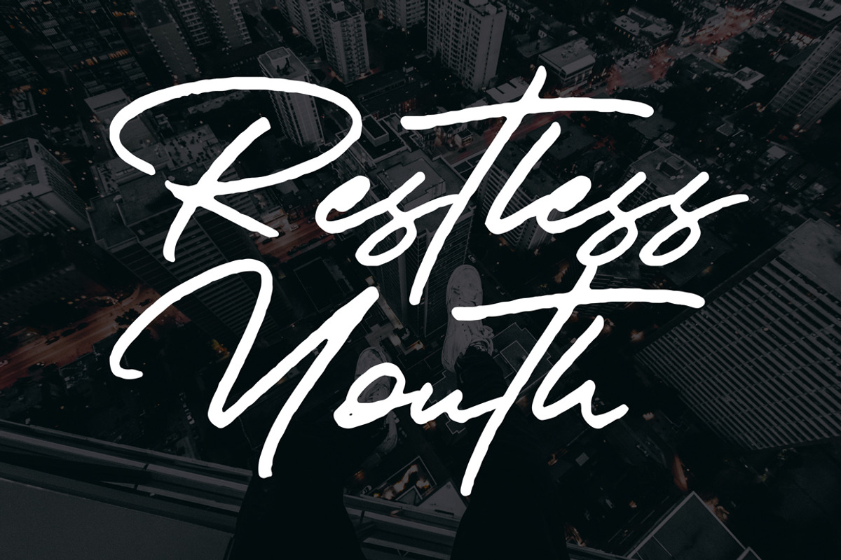 JV Signature SVG - Opentype SVG, a Script Font by Hustle Supply Co. (Photo 15 of 16)