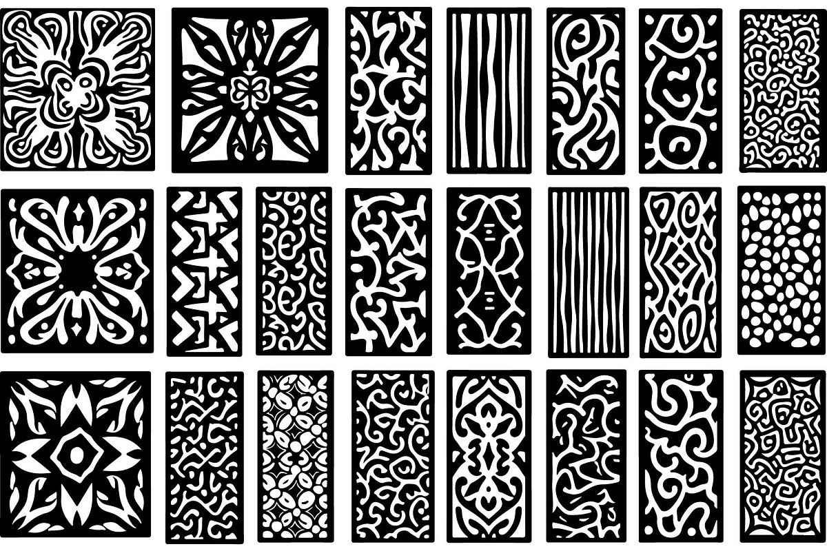 Elegant Laser Cut Panel Designs, an Object Graphic by jahid234 (Photo 9 of 13)