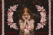 Red Handmade Embroidery Collage, an Object Graphic by InstaDesignPro (Thumbnail 2 of 18)