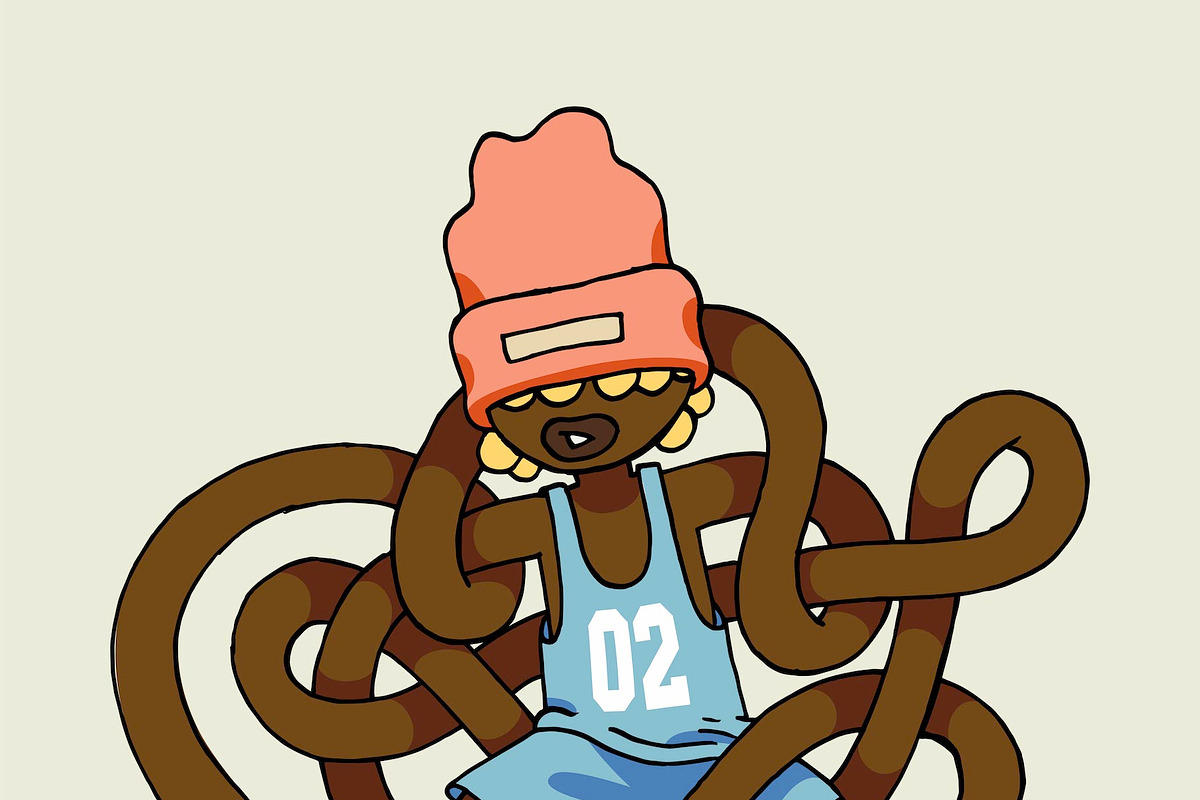 Noodle Basketball, a Sport Illustration by hand draw (Photo 7 of 7)