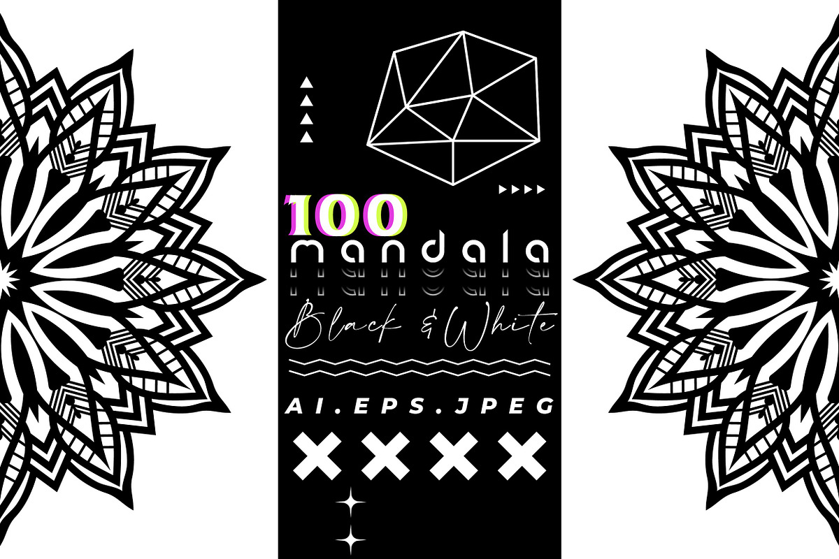 Decorative Mandala Digital Art Pack, a Decorative Illustration by NJ Himel (Photo 1 of 101)