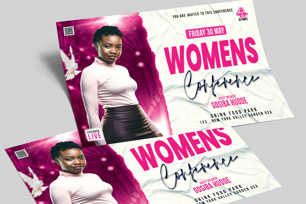 Women's Conference Flyer, a Flyer Template by Poushe Design (Photo 2 of 2)