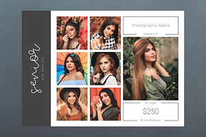 Senior Session Template PSD
