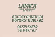 Lavaca Hand Drawn Font, a Serif Font by nickqtx (Thumbnail 2 of 4)