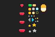 Pixel Game UI pack, an Object Graphic by KartInnka (Thumbnail 12 of 13)