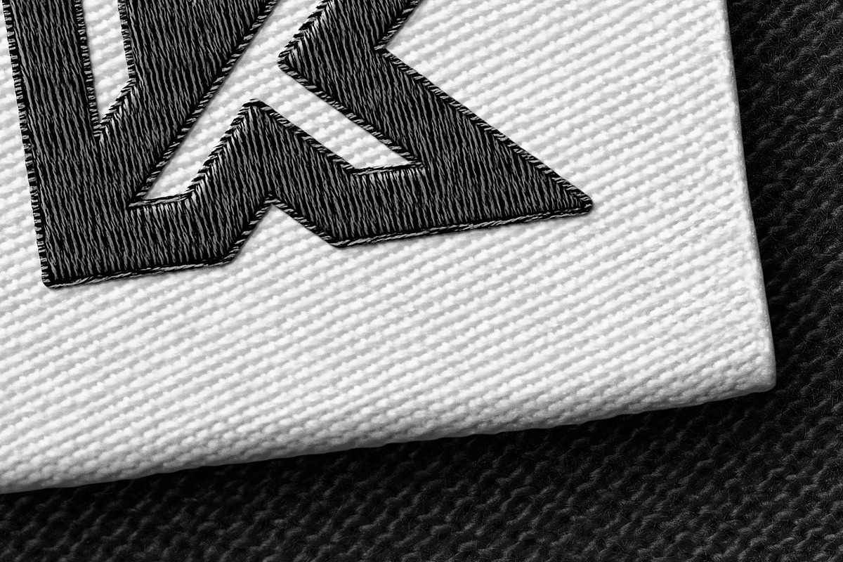 Woven Label Embroidery Logo Mockup, a Product Mockup by PixelVoyager (Photo 4 of 4)