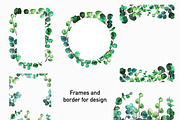 Watercolor Eucalyptus set, an Object Graphic by KlymchukArtworks (Thumbnail 7 of 10)