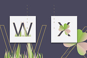 Spring alphabet letters, a Symbol Font by Polar Vectors (Thumbnail 22 of 23)
