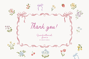 Grandmillenial whimsy flowers stripe, an Object Graphic by Grace Noboa Illustrations (Thumbnail 14 of 14)
