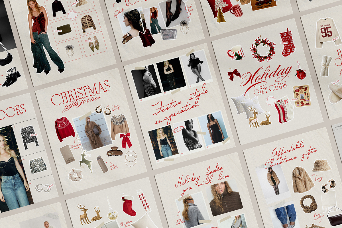40 Christmas LTK Canva Template, a Social Media Template by Amaré Creative (Photo 6 of 7)