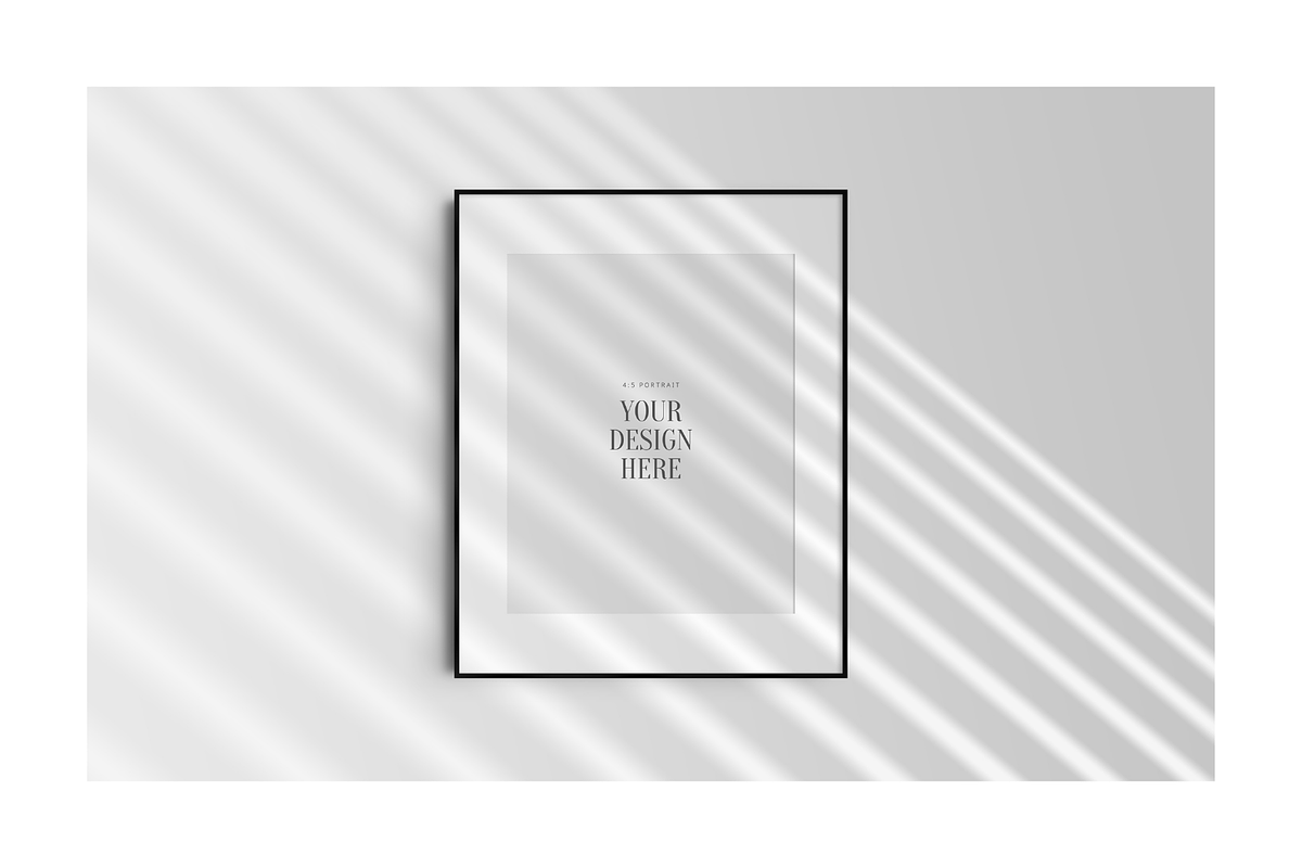 Frame Mockup 4:5 Portrait, a Mockup by DESIGN BY nube (Photo 15 of 15)