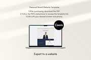 Executive Digital Business Card, a Landing Page Template by batang (Thumbnail 4 of 5)