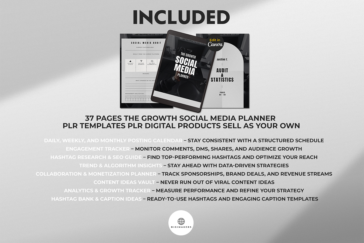 The Growth Social Media Planner preview 2