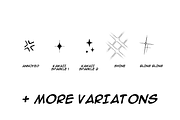 Manga Creator Kit 2 Elements, a Brush Add-On by Marshmal Mochi (Thumbnail 4 of 5)