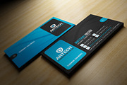 Black And Blue Business Card, a Business Card Template by Marvel (Thumbnail 1 of 3)