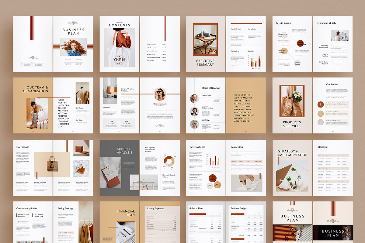 Ecommerce Business Plan / Canva, a Brochure Template by BrochuresFactory (Photo 11 of 11)