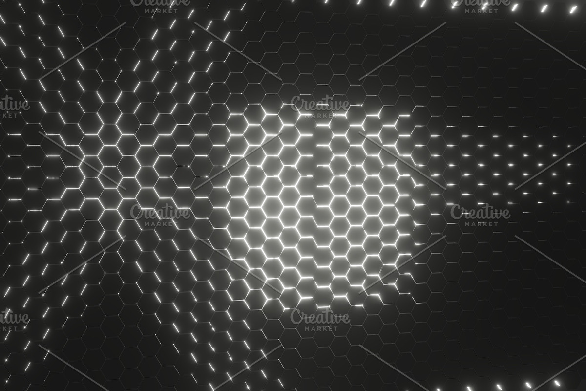 Lightened Hexagons Floor Backgrounds, a Texture Graphic by The_DrX (Photo 15 of 16)