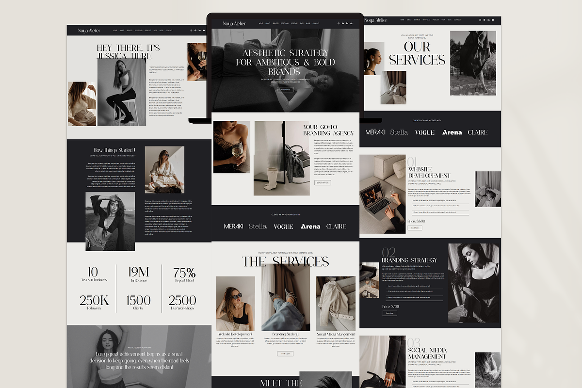 Coaching Wix Studio Website Template, a Templates & Theme by AdvertFox (Photo 2 of 10)