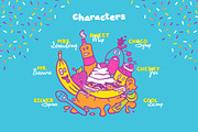 Sundae Funday Fonts & Graphics, a Script Font by Scott Howard (Thumbnail 10 of 15)
