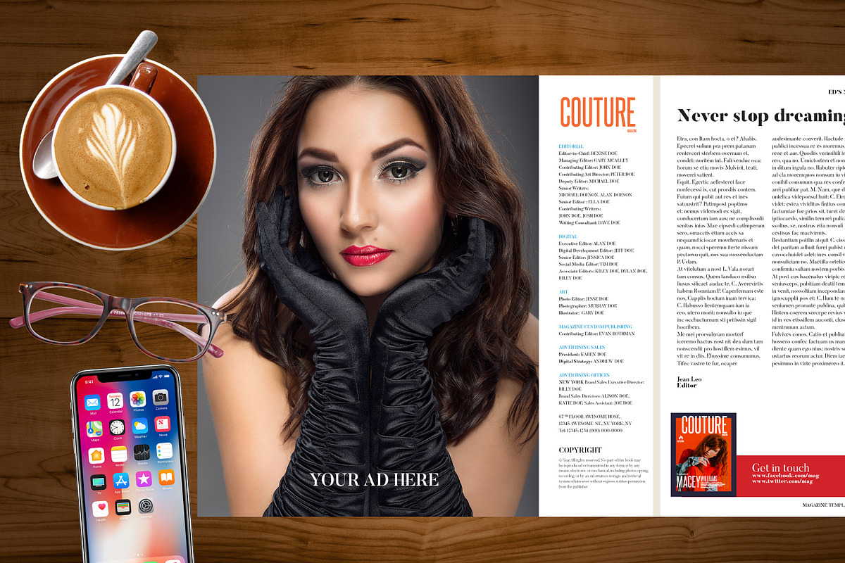 Magazine Template, a Magazine Template by Red Cactus Creative (Photo 2 of 21)