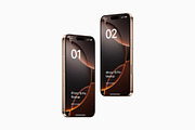 iPhone 16 Pro - 24 Mockups Scenes, an iPhone Mockup by Asylab (Thumbnail 53 of 58)